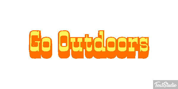 Go Outdoors Effetto testo