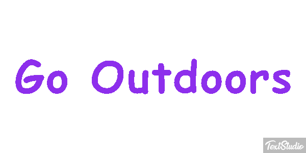 Go Outdoors Effetto testo