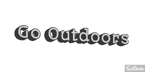 Go Outdoors Effetto testo