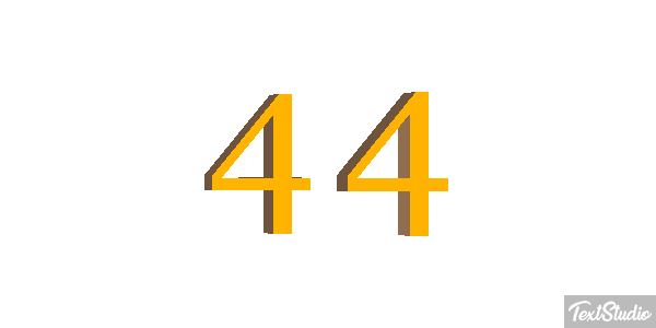 44 Text effect