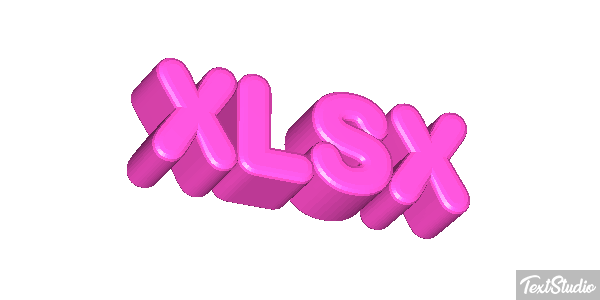 XLSX Efecto de texto