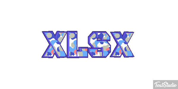 XLSX Efecto de texto