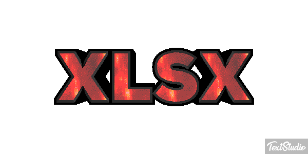 XLSX Efecto de texto