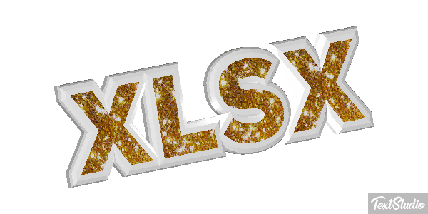 XLSX Efecto de texto