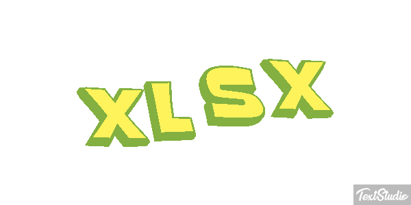 XLSX Efecto de texto
