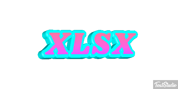 XLSX Efecto de texto