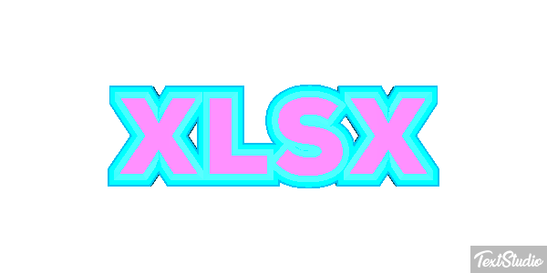 XLSX Efecto de texto