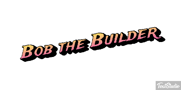 Bob the Builder Efekt tekstowy