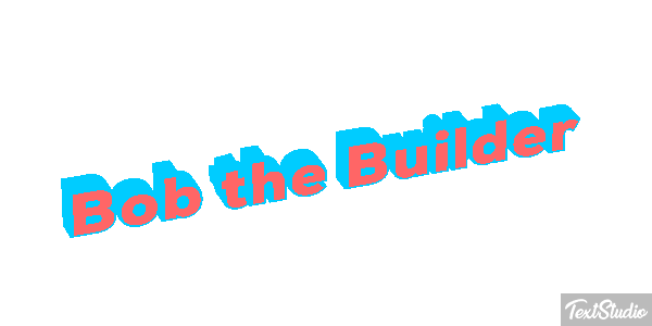 Bob the Builder Efekt tekstowy