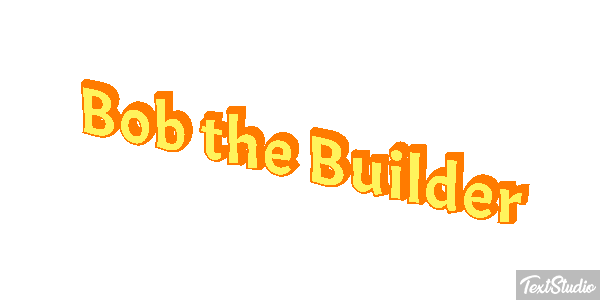 Bob the Builder Efekt tekstowy