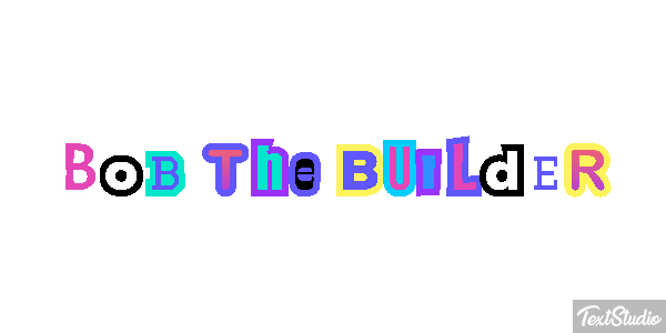 Bob the Builder Efekt tekstowy