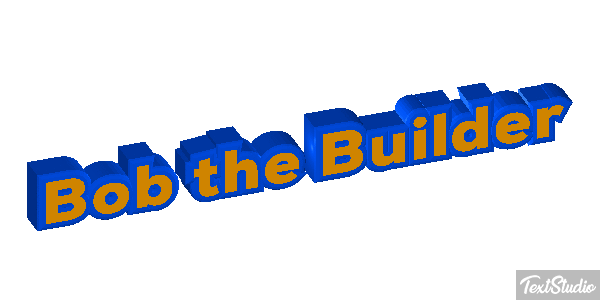 Bob the Builder Efekt tekstowy