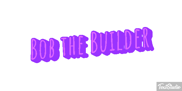 Bob the Builder Efekt tekstowy