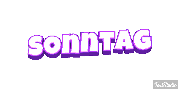 Sonntag Texteffekt