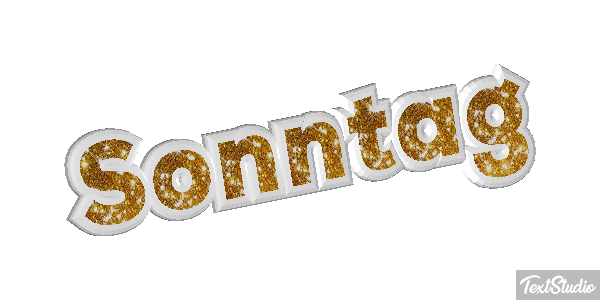 Sonntag Texteffekt