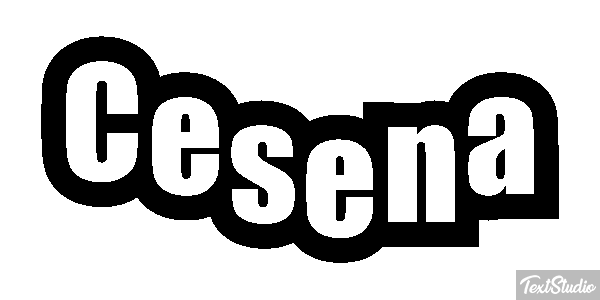 Cesena Text effect