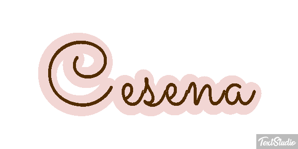 Cesena Text effect