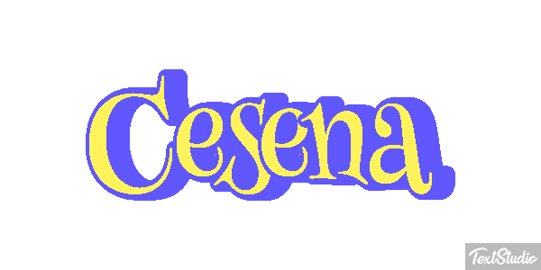 Cesena Text effect