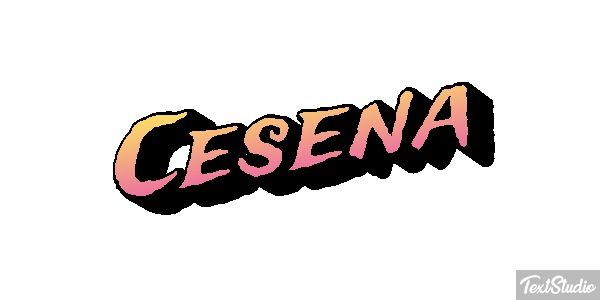 Cesena Text effect