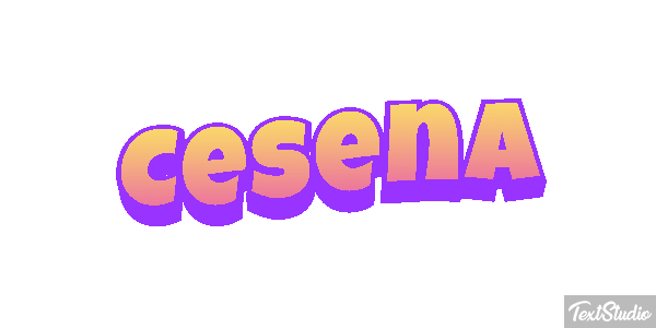 Cesena Text effect