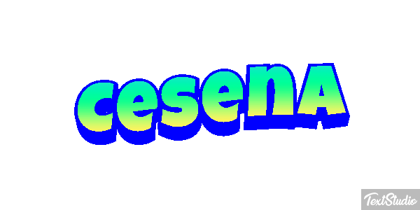 Cesena Text effect