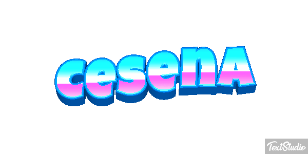 Cesena Text effect