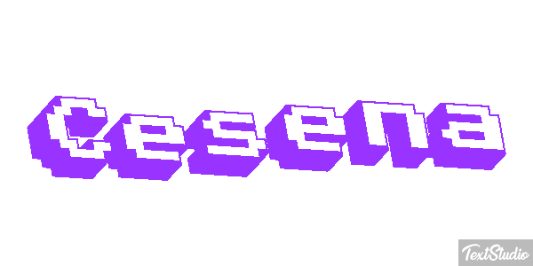 Cesena Text effect