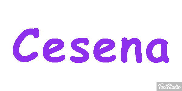 Cesena Text effect