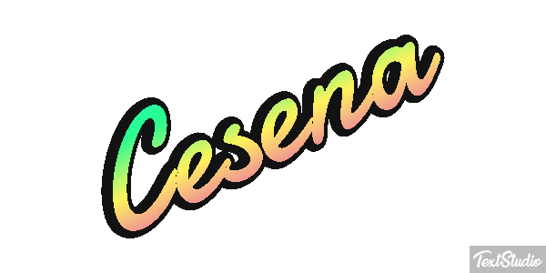 Cesena Text effect