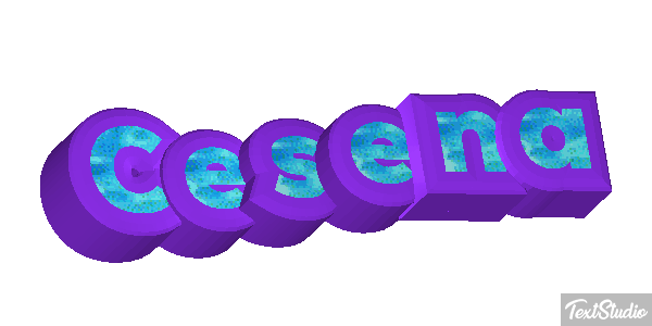 Cesena Text effect