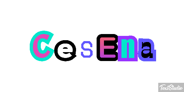 Cesena Text effect