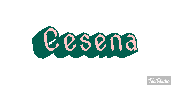 Cesena Text effect