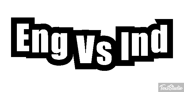 Eng Vs Ind Efecto de texto