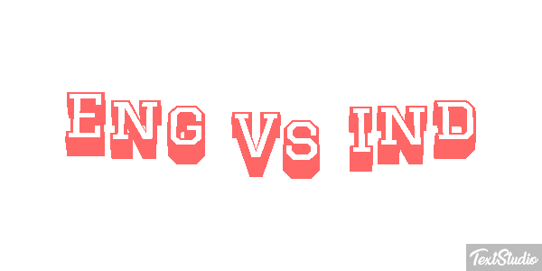Eng Vs Ind Efecto de texto