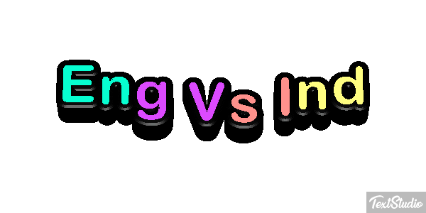 Eng Vs Ind Efecto de texto