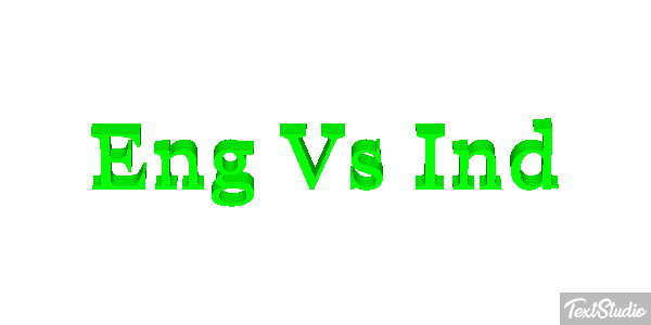 Eng Vs Ind Efecto de texto