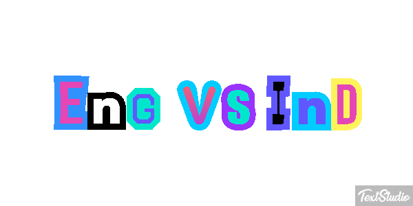 Eng Vs Ind Efecto de texto