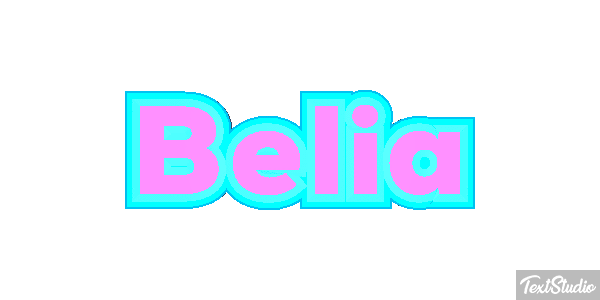 Belia Text effect