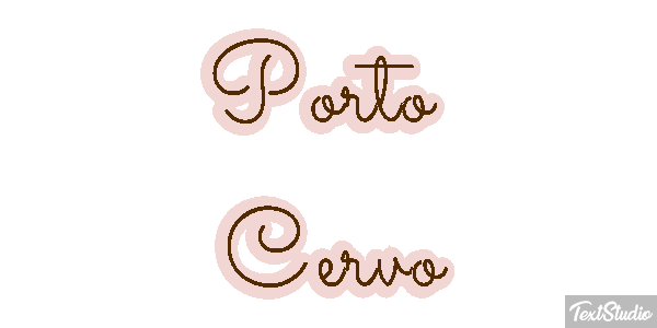 Porto Cervo Effetto testo