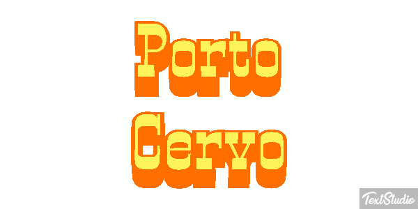 Porto Cervo Effetto testo