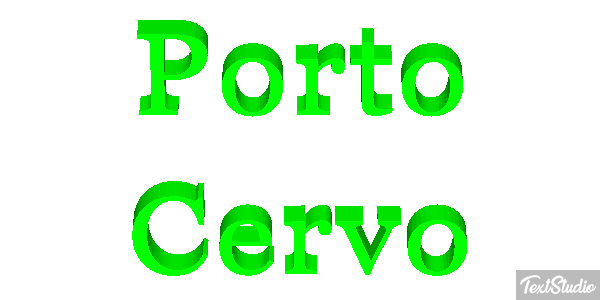 Porto Cervo Effetto testo