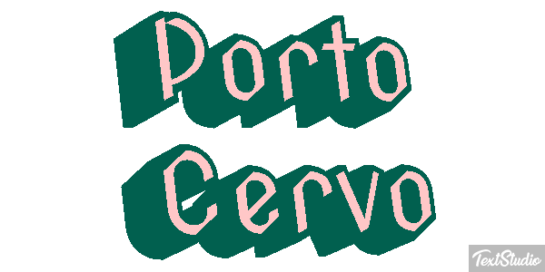 Porto Cervo Effetto testo
