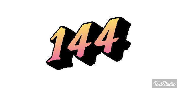 144 Metin efekti