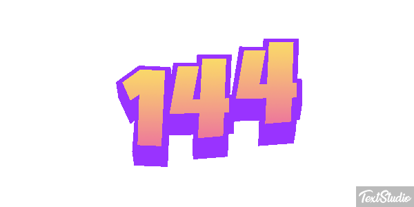 144 Metin efekti
