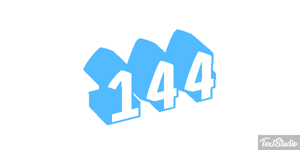 144 Metin efekti