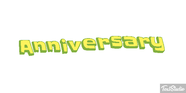 Anniversary Effetto testo
