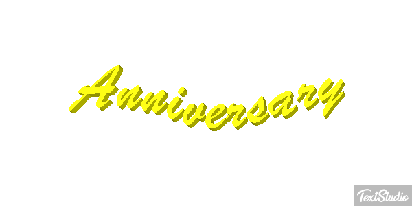 Anniversary Effetto testo