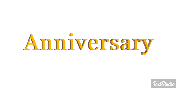 Anniversary Effetto testo