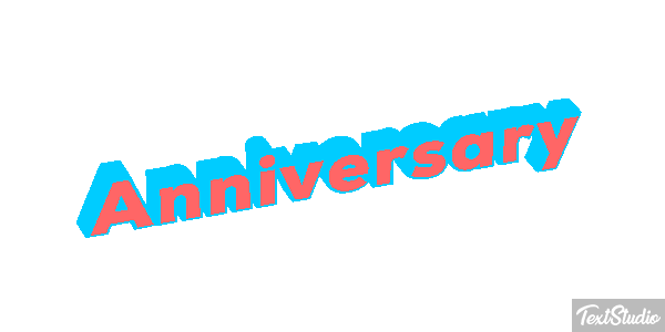 Anniversary Effetto testo