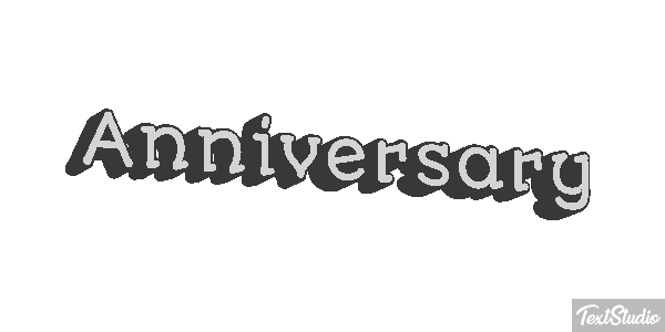 Anniversary Effetto testo